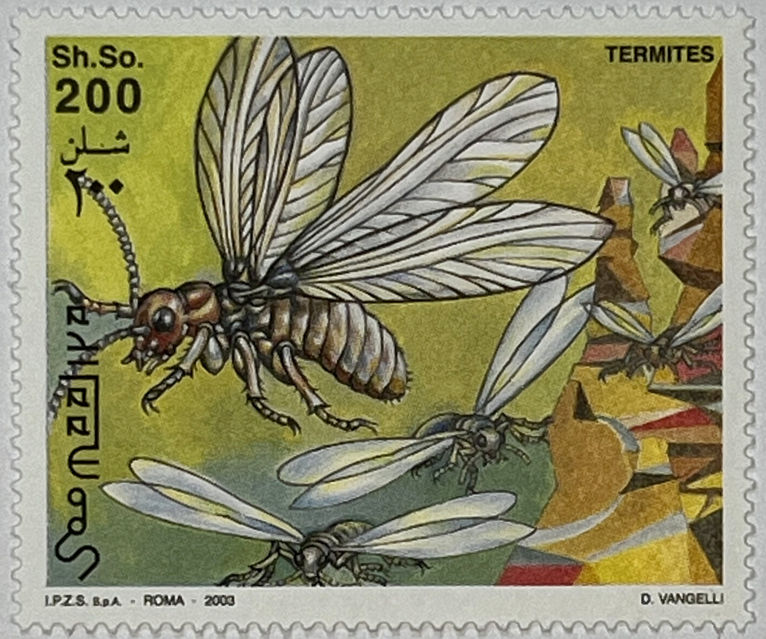 🐜 Architekci Natury – Kompletna Seria „Termity” (Somalia 2003) MNH! ✨