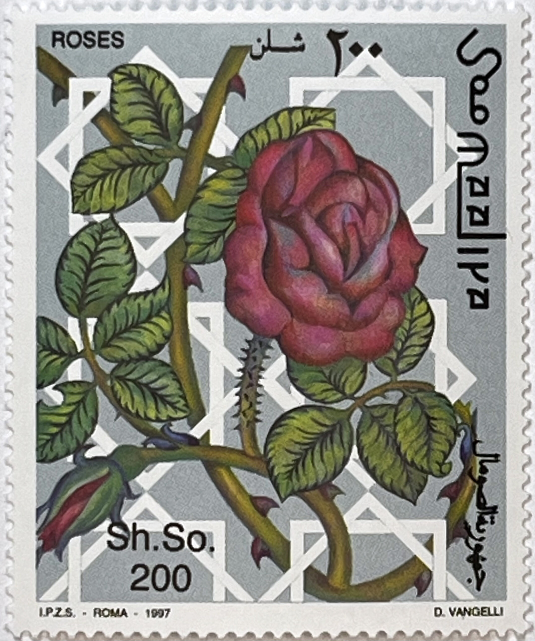 🌹 Królowa Kwiatów – Kompletna Seria „Róże” (Somalia 1997) MNH! ✨