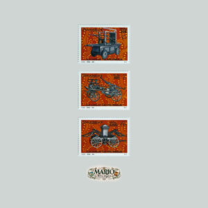 Kompletna Seria Znaczków – Stare Pojazdy Straży Pożarnej Somalii (2001) MNH!