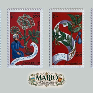 🌿 Kompletna Seria Znaczków – Rośliny Lecznicze i Zioła (Somalia 1997) MNH! 🧪