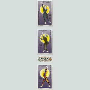 Poezja Ruchu – Kompletna Seria „Gimnastyka Artystyczna” (Somalia 2002) MNH!