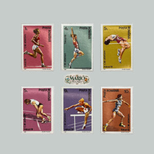 🏃‍♂️ Lekkoatletyczna Elita – Kompletna Seria „Tokyo '91” (Rumunia 1991) MNH! 🇯🇵