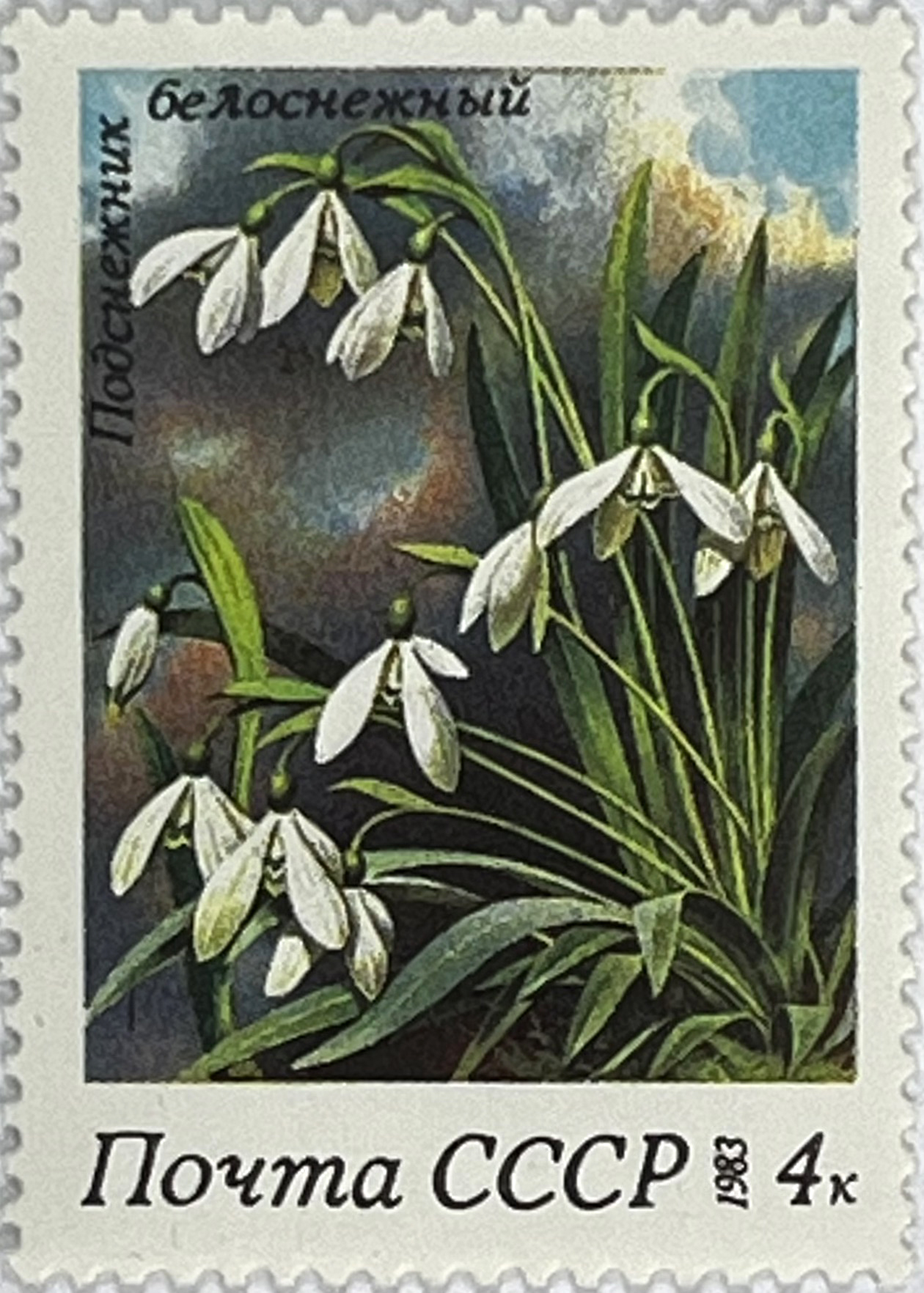 🌱 Budzenie się Natury – Kompletna Seria „Wiosenne Kwiaty” (ZSRR 1983) MNH! 🌸