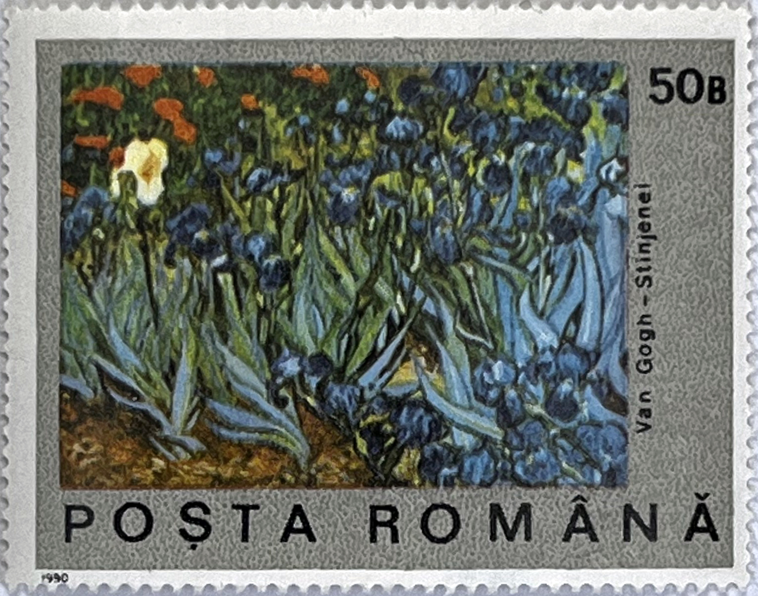 🎨 Geniusz Postimpresjonizmu – Kompletna Seria „Vincent van Gogh” (Rumunia 1991) MNH! 🖼️✨