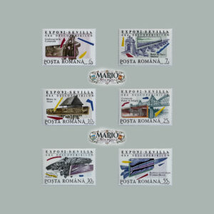 🌍 Era Odkryć i Dziedzictwa – Kompletna Seria „Expo '92 Sevilla” (Rumunia 1992) MNH! 🇷🇴