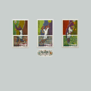 🎾 Geometria Zwycięstwa – Kompletna Seria „Tenis” (Somalia 1999) MNH! ✨