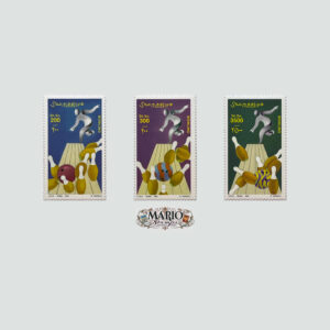 🎳 Mistrzowski Rzut – Kompletna Seria „Kręgle” (Somalia 2001) MNH! ✨