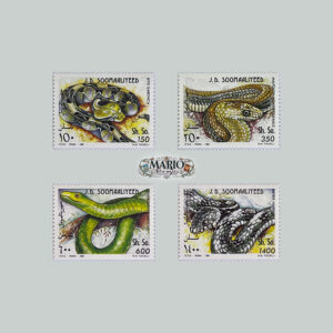 🐍 Hipnotyzujące Piękno – Kompletna Seria „Węże” (Somalia 1994) MNH! ✨