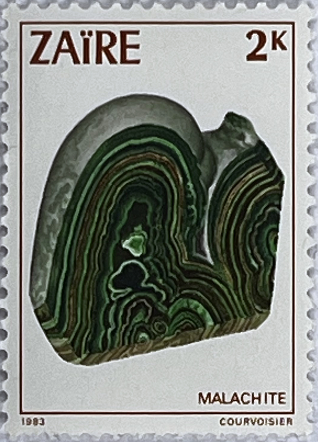 💎 Skarby Ziemi – Kompletna Seria „Minerały Zairu” (Zair 1983) MNH! 🇨🇩