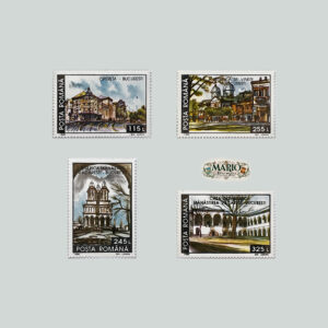 🏛️ Zabytki Bukaresztu – Seria Architektura (Rumunia 1994) MNH! 🇷🇴