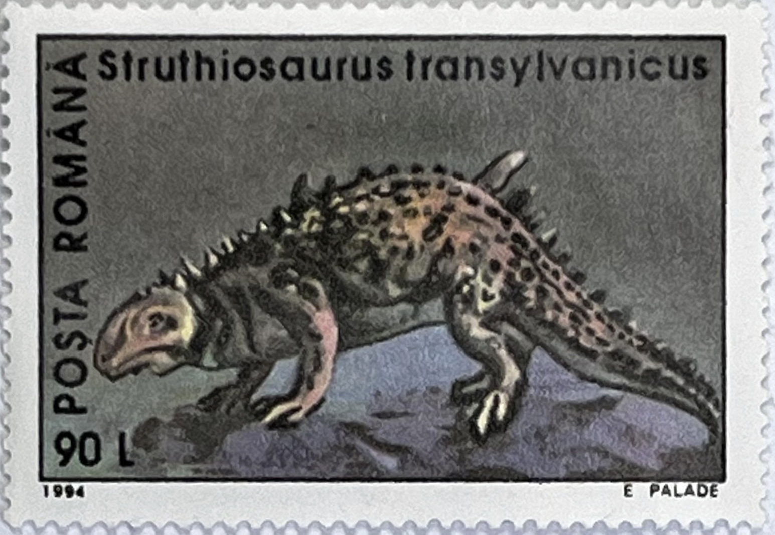 🦖 Giganty Przeszłości – Kompletna Seria „Zwierzęta Prehistoryczne” (Rumunia 1994) MNH! 🇷🇴