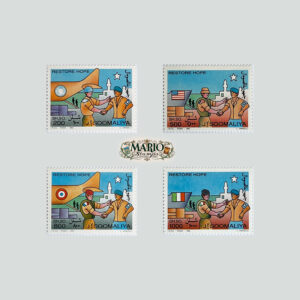 🕊️ Misja Pokojowa – Kompletna Seria „RESTORE HOPE” (Somalia 1993) MNH! 🇸🇴