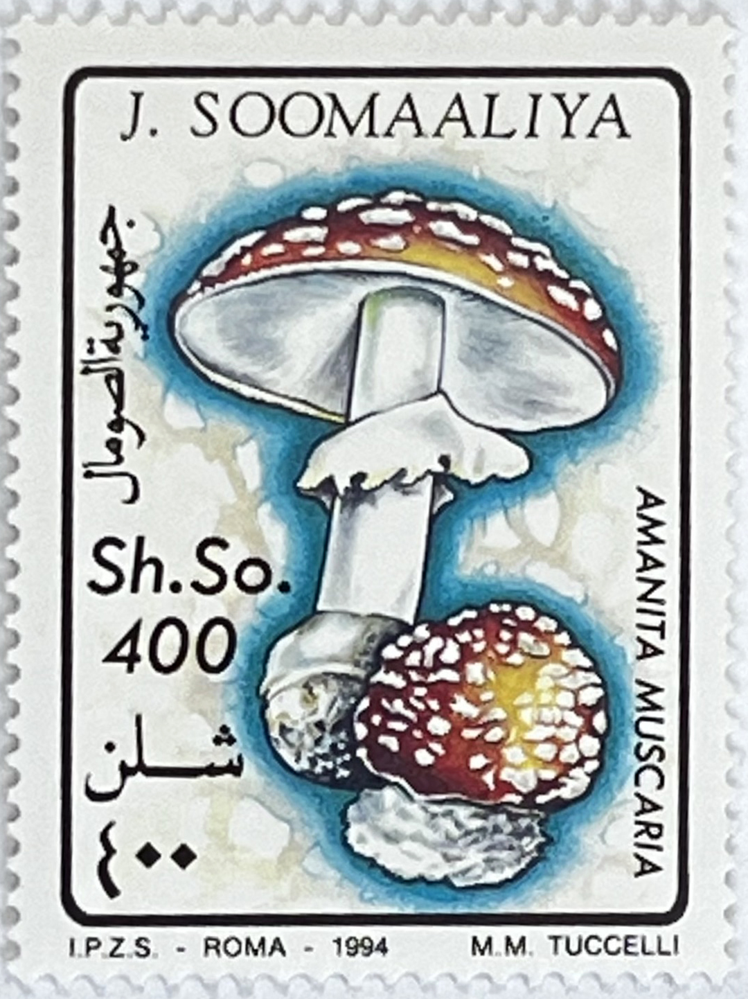 🍄 Leśne Skarby – Kompletna Seria „Grzyby” (Somalia 1994) MNH! 🇸🇴 - obrazek 3