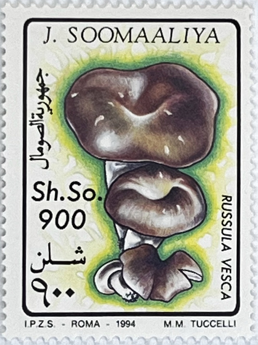 🍄 Leśne Skarby – Kompletna Seria „Grzyby” (Somalia 1994) MNH! 🇸🇴 - obrazek 4