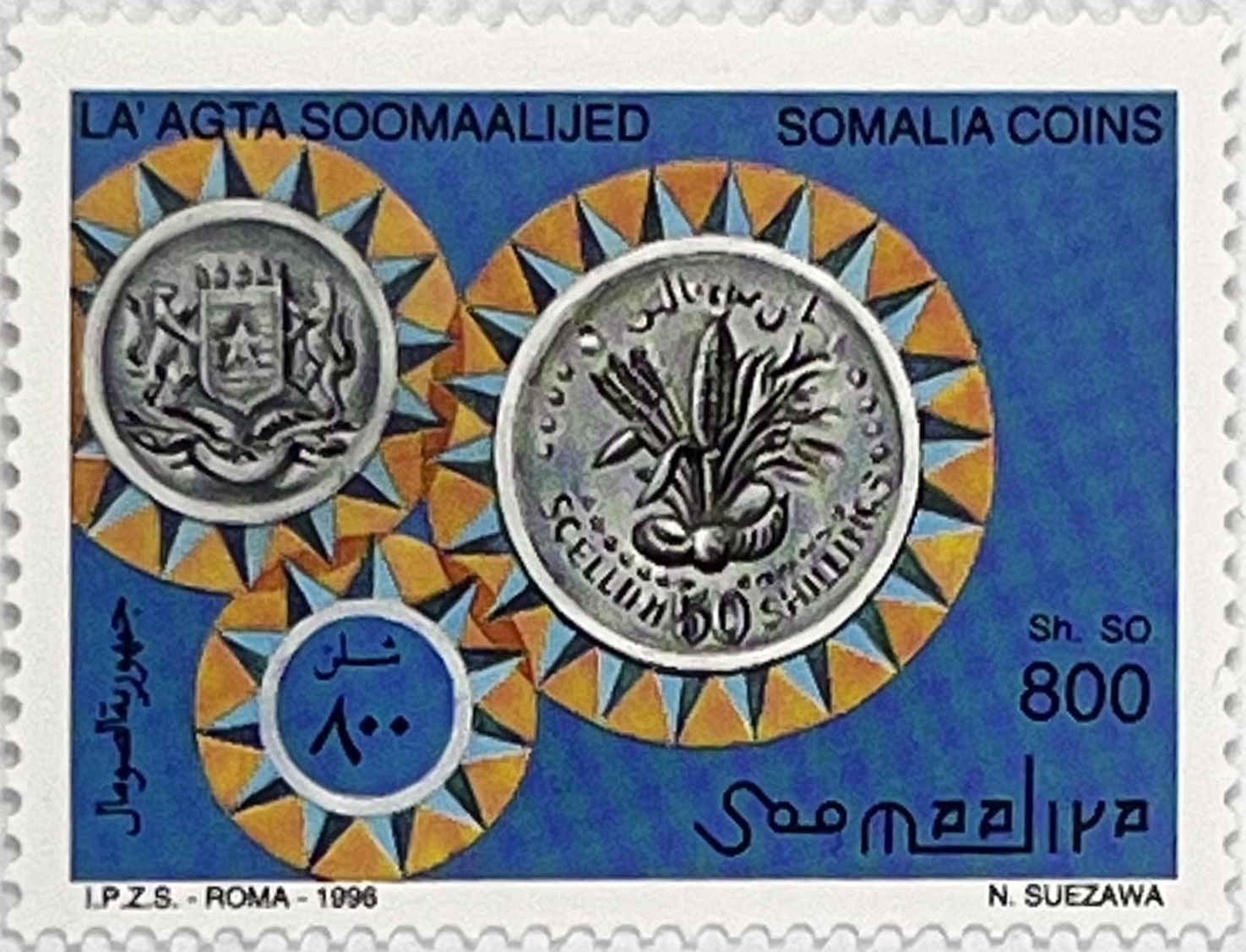 🪙 Pieniądz i Historia – Kompletna Seria „Monety Somalii” (Somalia 1996) MNH! 🇸🇴 - obrazek 4