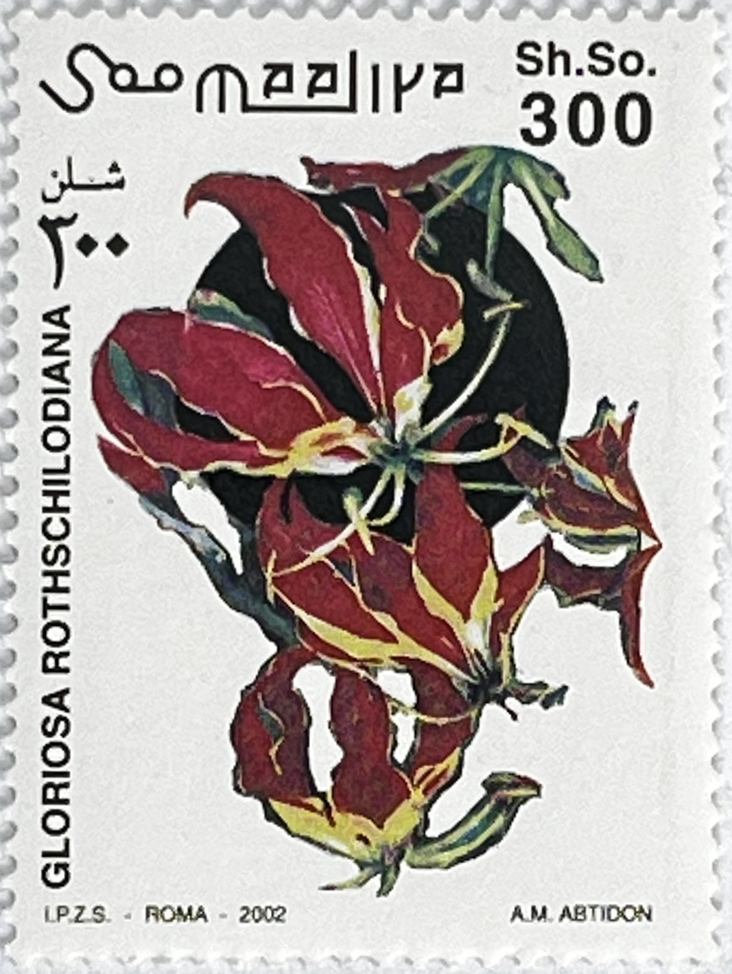 🌺 Egzotyczne Piękno – Kompletna Seria „Kwiaty i Storczyki” (Somalia 2002) MNH! - obrazek 3
