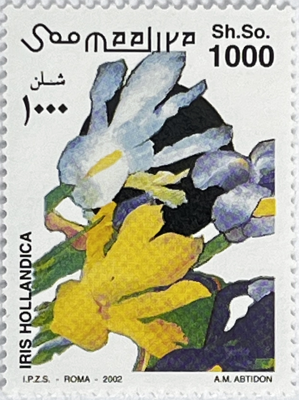 🌺 Egzotyczne Piękno – Kompletna Seria „Kwiaty i Storczyki” (Somalia 2002) MNH! - obrazek 7