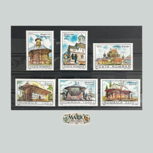 🏰 Skarby Architektury – Kompletna Seria „Światowe Dziedzictwo UNESCO” (Rumunia 1995-1996) MNH! 🇷🇴
